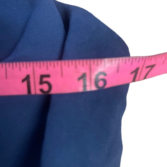 LULU'S SZ M Dreamy Date Night Navy Blue Sleeveless Midi Dress NEW b84 - Picture 6 of 9